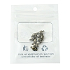 10Pcs Round Brass Magnetic Clasps with Loops KK-FS0001-34AB-6