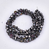 Electroplate Glass Beads Strands EGLA-S179-02A-D01-2