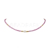 4Pcs 4 Colors Natural Cultured Freshwater Pearl & Glass Seed Beaded Necklaces NJEW-JN05234-3
