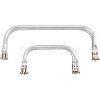 2Pcs 2 Style Aluminium Purse Handle Frame FIND-CA0003-24A-8