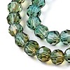 Baking Paint Transparent Glass Beads X1-DGLA-A035-T4mm-A08-4