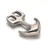 Smooth Surface 304 Stainless Steel Hook Clasps STAS-I037-49-2