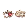 Alloy Enamel Pendants PALLOY-CJC0001-43AG-2