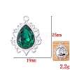 Glass Rhinestone Pendants FIND-WH0021-91S-012-1