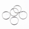 Tarnish Resistant 304 Stainless Steel Keychain Clasp Findings J0RBB011-1