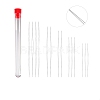 Tarnish Resistant Stainless Steel Collapsible Big Eye Beading Needles SENE-PW0013-02O-1