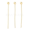 Brass Ball Head Pins KK-N254-49B-G-1