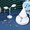 10Pcs 5 Styles 304 Stainless Steel Pendants STAS-SC0020-81-4
