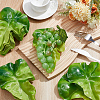 PVC Lettuce Leaf Display Decorations DJEW-WH0042-134-4