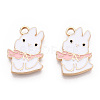 Alloy Enamel Pendants PALLOY-N170-035B-NR-2