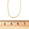 Brass Ball Chain Necklaces X-MAK-L009-06G-4
