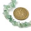 Natural Green Aventurine Chips Beaded Necklace NJEW-FZ00004-03-4