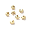 Brass Crimp Beads Covers FIND-Z039-07A-G-2