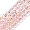 Electroplate Glass Beads Strands LS-EGLA-A034-T6mm-L18-1