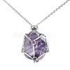 Tarnish Resistant 304 Stainless Steel Macrame Pouch Braided Gemstone Holder NJEW-JN04468-04-2