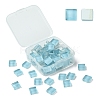 60Pcs Transparent Glass Cabochons GLAA-YW0003-65-26-1