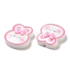 Cute Cartoon Animal Opaque Resin Cabochons RESI-C034-05C-2