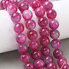 Dyed Natural Malaysia Jade Beads Strands G-G021-01D-12-5
