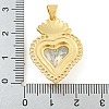 Rack Plating Brass Pendants ZIRC-L100-163G-03-3