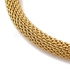 Ion Plating(IP) 304 Stainless Steel Mesh Chain Bracelets BJEW-L673-025G-2