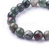 Natural African Bloodstone Stretch Bracelets BJEW-F380-01-C01-2