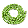 Opaque Solid Color Glass Beads Strands EGLA-A034-P3mm-D30-2