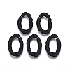 Spray Painted CCB Plastic Linking Rings CCB-R104-07-01-1