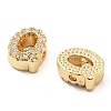 Rack Plating Brass Micro Pave Clear Cubic Zirconia Beads KK-G500-30G-Q-2