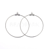 Tarnish Resistant 304 Stainless Steel Pendants STAS-F191-09P-E-1