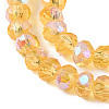 Electroplate Glass Beads Strands EGLA-A044-T2mm-L03-5