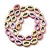 Electroplated Synthetic Non-magnetic Hematite Beads Strands G-L613-Z01-03-2