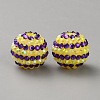 Halloween Theme Resin Rhinestone Beads RB-WH0003-08F-1