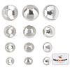 40Pcs 4 Style 925 Sterling Silver Beads STER-BBC0001-10-1