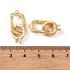 Brass Fold Over Clasps LS-KK-U016-09G-3