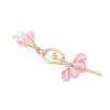 ABS Plastic Imitation Pearl & Alloy Big Pendants PALLOY-JF04992-4