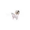 Butterfly Brass Pave Cubic Zirconia Cartilage Earrings FS-WGFCA2D-02-2