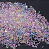 AB Color Plated 3D Nail Art Glass Mini Ball Beads MRMJ-WH0064-40B-1