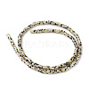 Natural Dalmatian Jasper Beads Strands G-F247-21-2