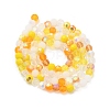 Electroplate Glass Beads Strands EGLA-P048-A07-2