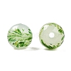Handmade Green Sand Lampwork Beads LAMP-T023-04A-01-2