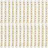 100Pcs Ion Plating(IP) 304 Stainless Steel Chain Extender STAS-BBC0006-14B-1