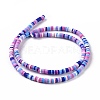 Handmade Polymer Clay Beads Strands CLAY-R089-3mm-007-3