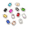 Alloy Glass Pendants ALRI-C007-06P-1