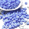 Opaque Colours Glass Seed Beads SEED-E001-P3x6mm-12-1