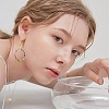 DIY Baking Paint Crackle Glass Beads Stretch Bracelet Making Kits DIY-PH0004-54C-9
