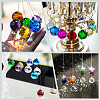 Teardrop Transparent K9 Glass Pendants GLAA-SP0001-22-6