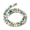Natural Tree Agate Beads Strands G-K194-6mm-02-5