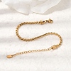 304 Stainless Steel Link Chain Bracelets for Women BJEW-A158-02D-G-2
