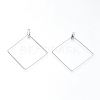 Non-Tarnish 304 Stainless Steel Pendants STAS-L232-106P-2