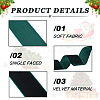 Yilisi 25 Yards 2 Colors Christmas Single Face Velvet Ribbon OCOR-YS0001-10-3